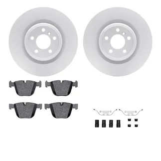 R1 Concepts WDUH1-31222 Carbon Series Brake Rotors W/ 5000 Oep Brake Pads & Hdw